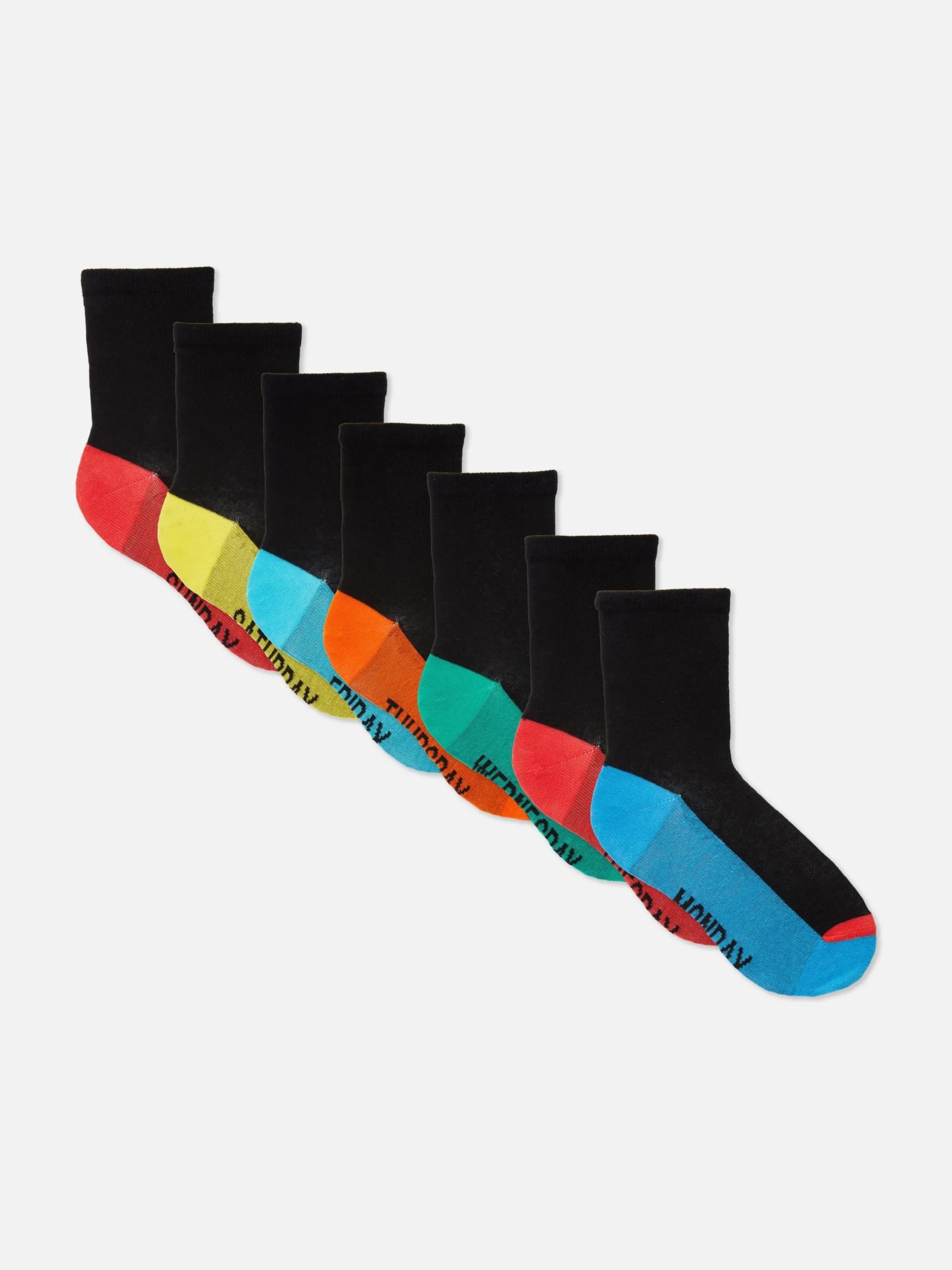 Pack De 7 Pares De Calcetines De Días De La Semana