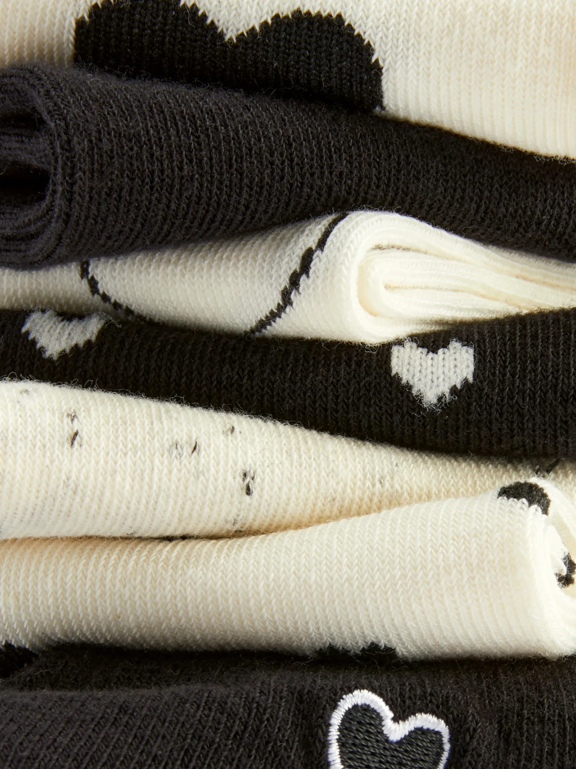Pack De 7 Pares De Calcetines Invisbles Monocolor