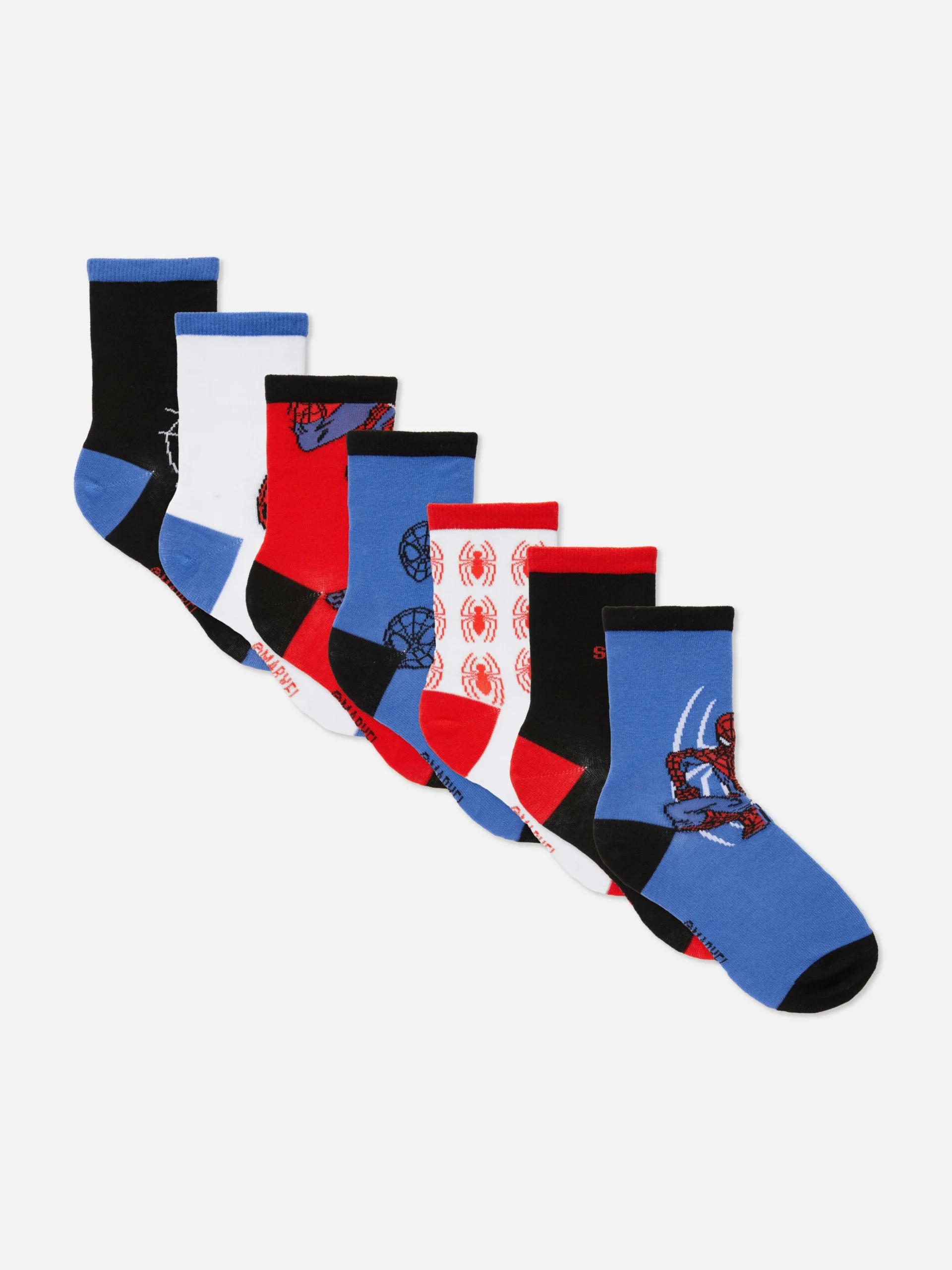 Pack De 7 Pares De Calcetines Tobilleros De Marvel