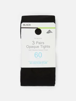 Pack De 3 Pares De Medias Opacas De 60 Deniers