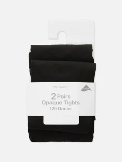 Pack De 2 Pares De Medias Opacas De 120 Deniers
