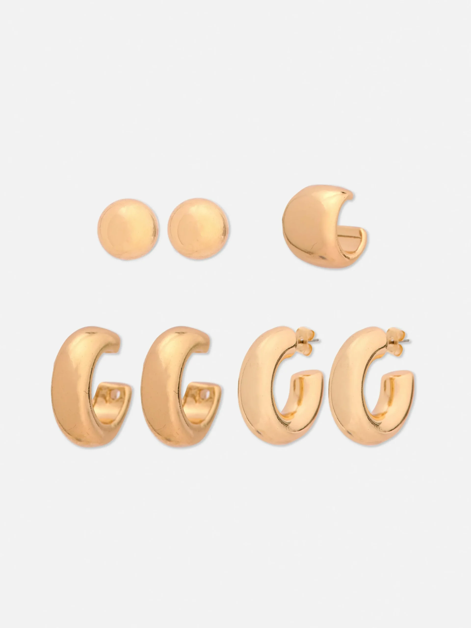 Pack De Pendientes De Aro Y Earcuffs
