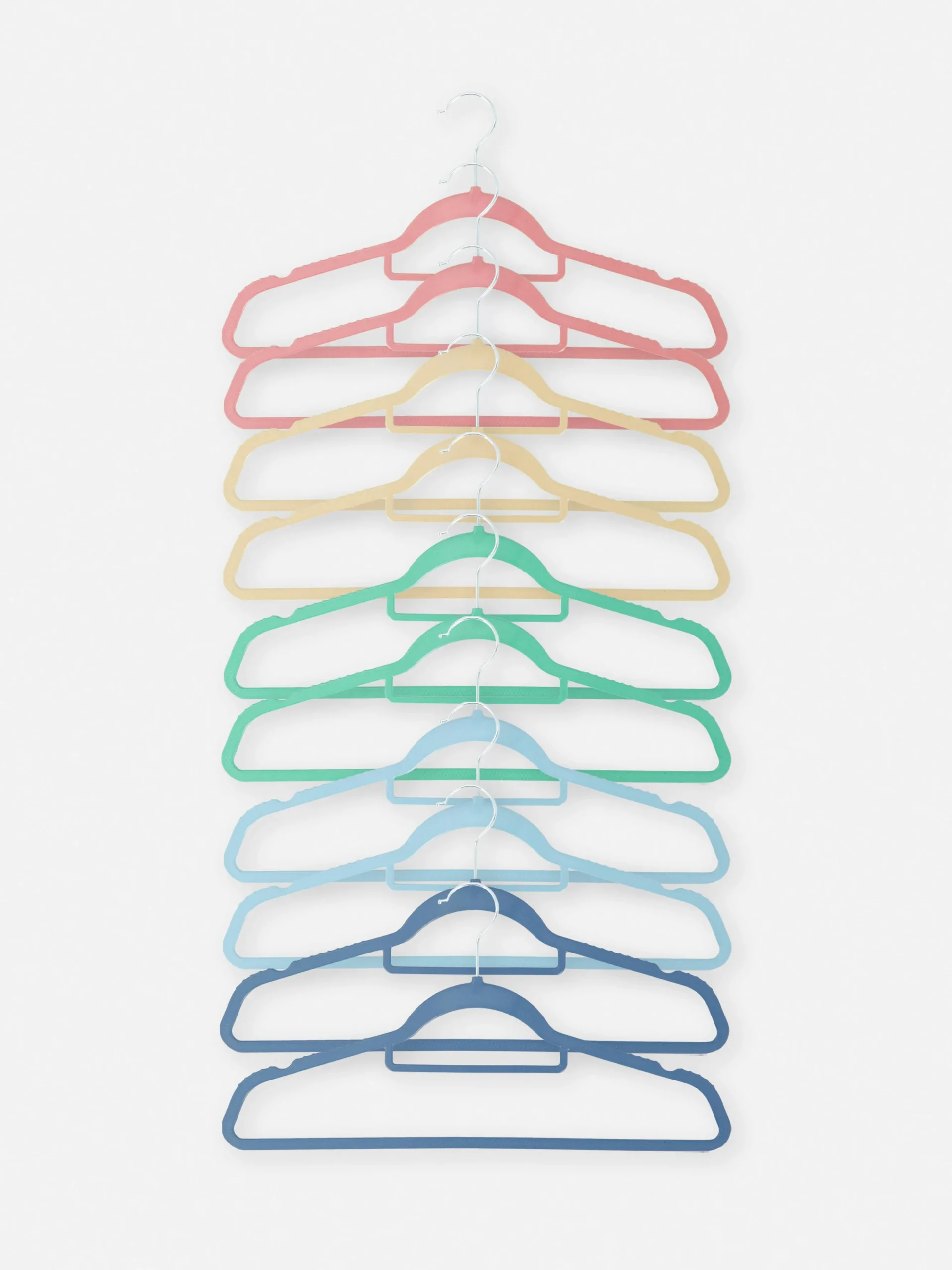 Pack De 10 Perchas Infantiles De Colores
