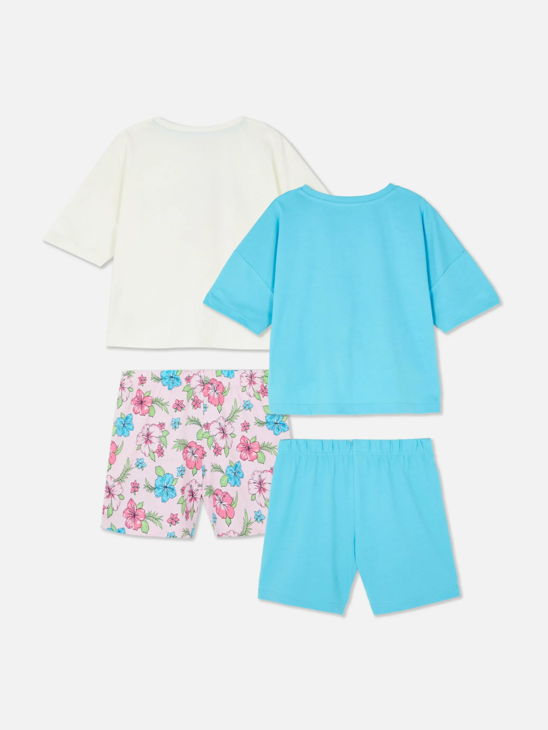 Pack De 2 Pijamas Cortos Con Estampado Gráfico