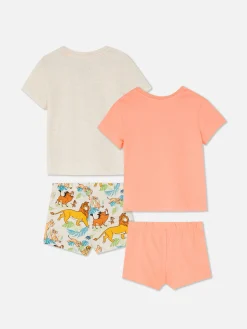 Pack De 2 Pijamas De Manga Corta De Disney