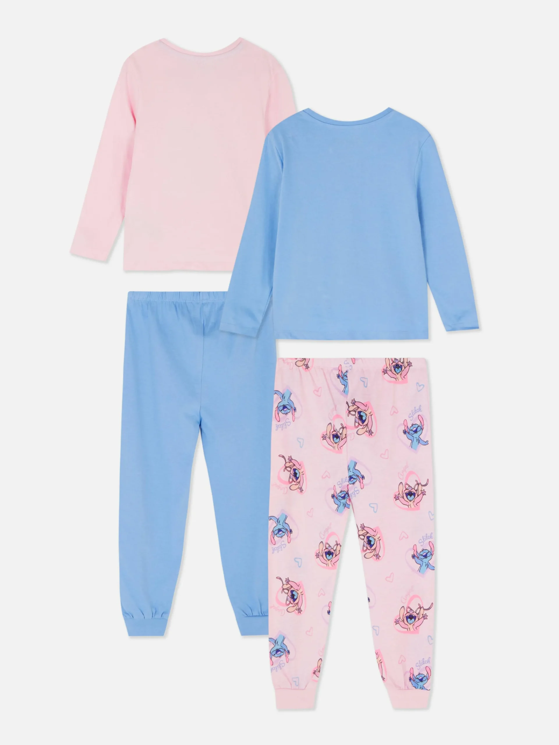 Pack De 2 Pijamas Largos De Stitch Y Ángel De Disney