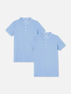 Pack De 2 Polos Escolares Para Niño Mayor