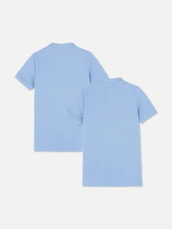 Pack De 2 Polos Escolares Para Niño Mayor