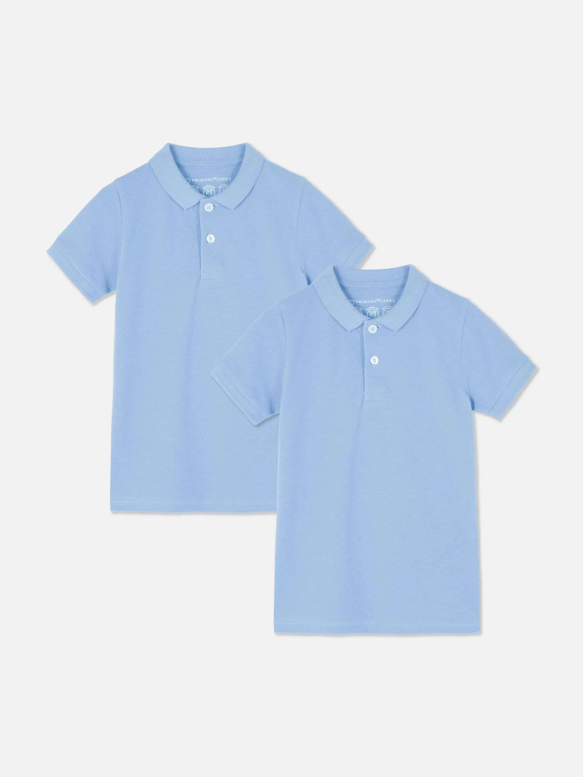 Pack De 2 Polos Escolares Para Niño Pequeño
