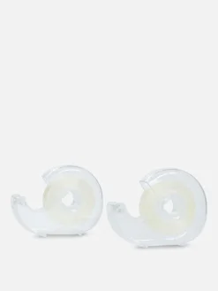 Pack De 2 Rollos De Cinta Adhesiva Con Dispensador