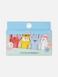 Pack De 4 Rotuladores Fluorescentes De Disney