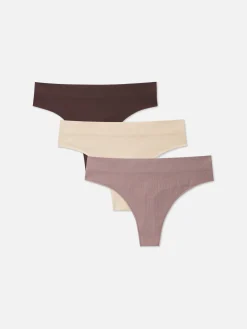 Pack De 3 Tangas Acanalados