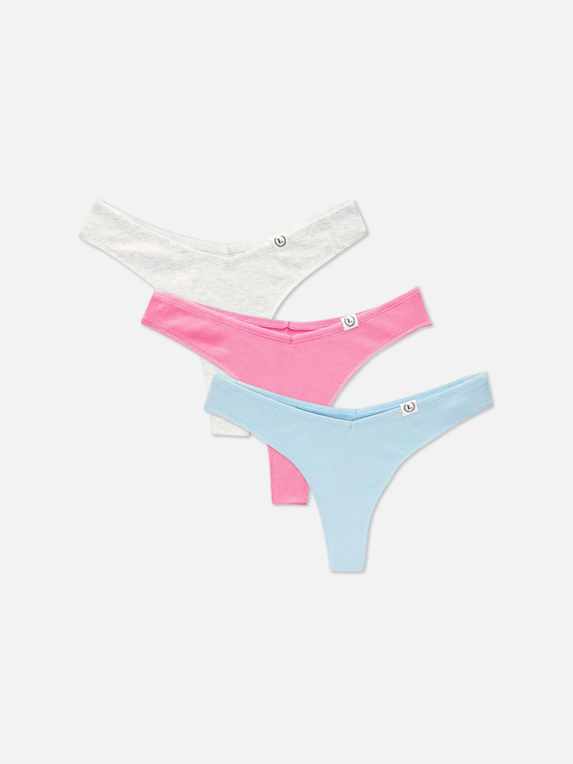 Pack De 3 Tangas Acanalados Miami