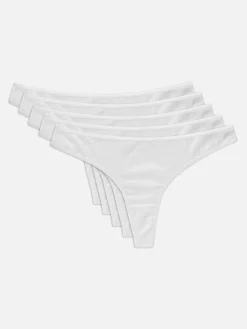 Pack De 5 Tangas De Algodón