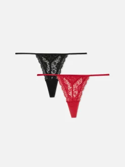 Pack De 3 Tangas De Encaje