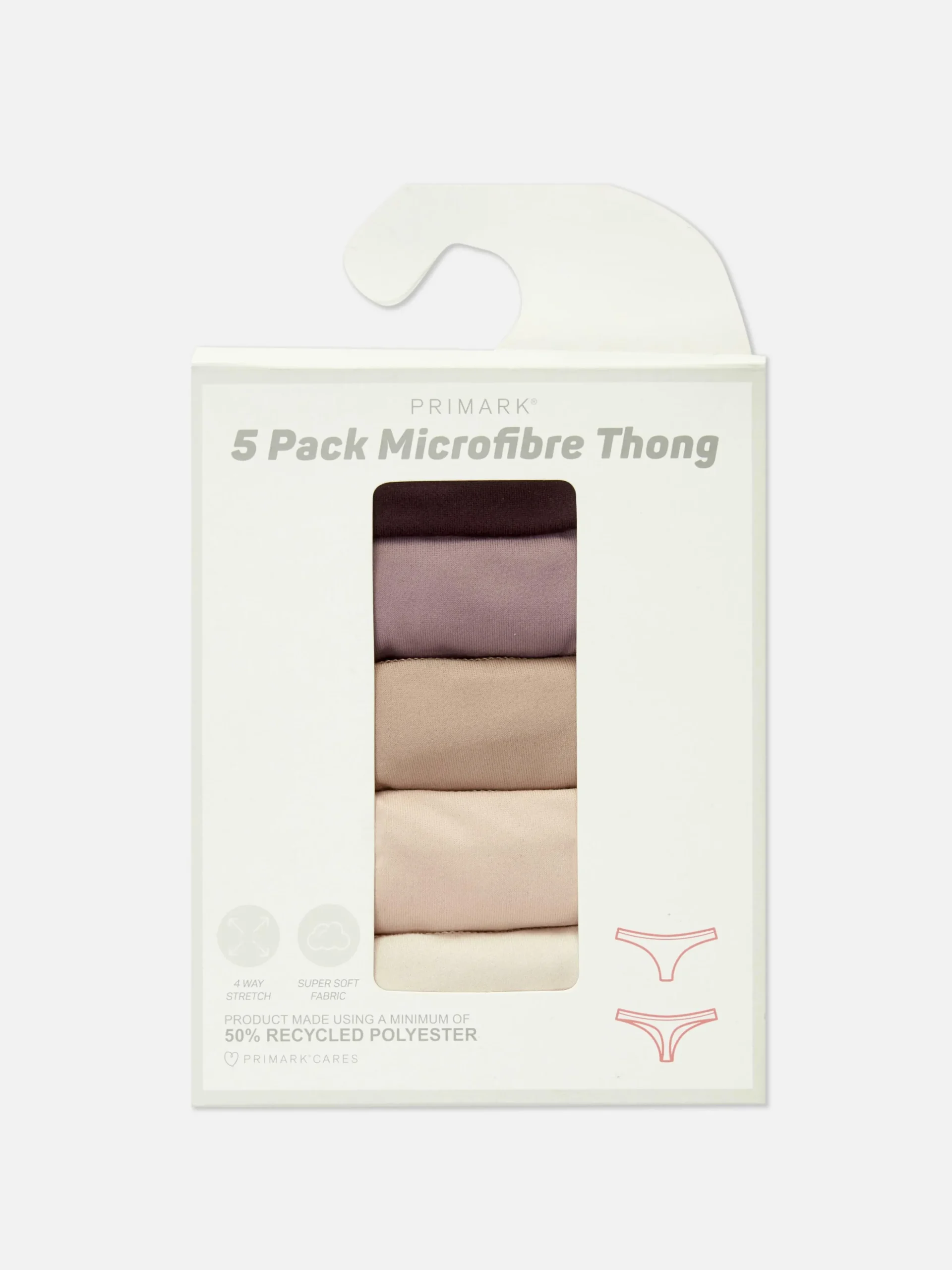 Pack De 5 Tangas De Microfibra