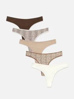 Pack De 5 Tangas Estampados Para Diario