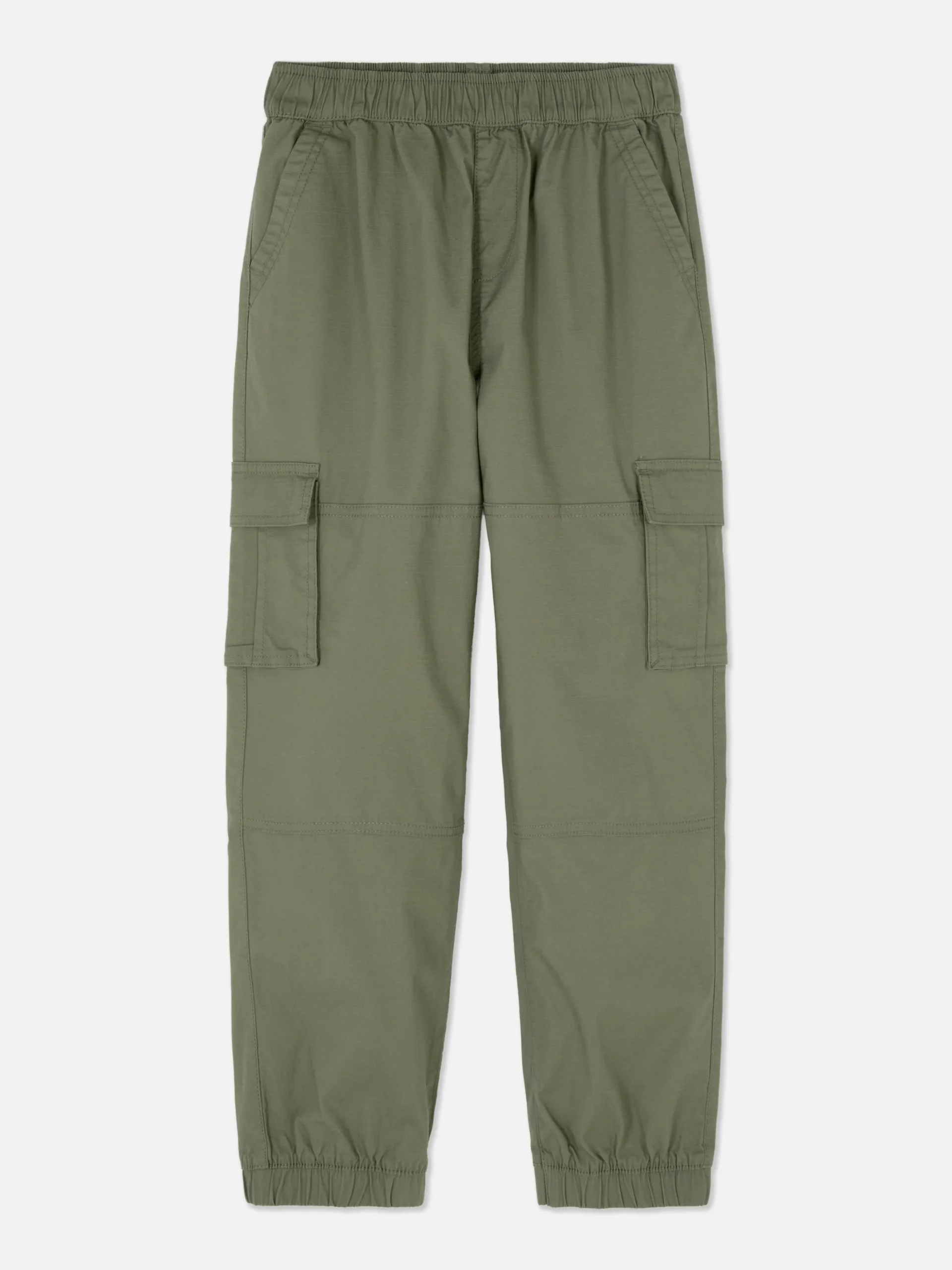 Pantalón Cargo Con Bajos Ajustados