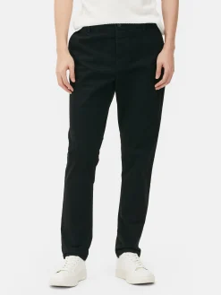 Pantalón Chino Elástico De Corte Entallado