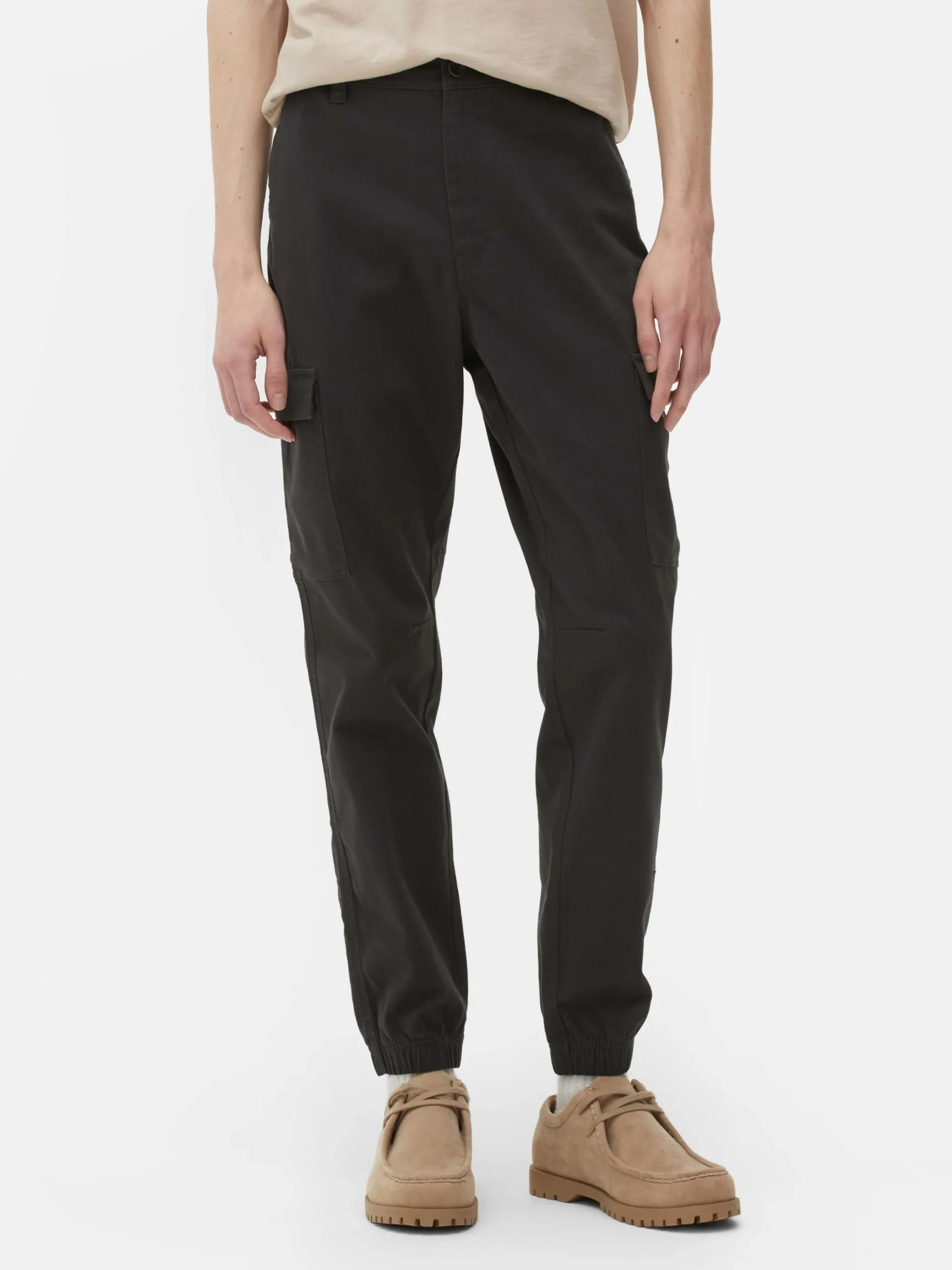 Pantalón De Chándal Cargo Con Bajos Elásticos