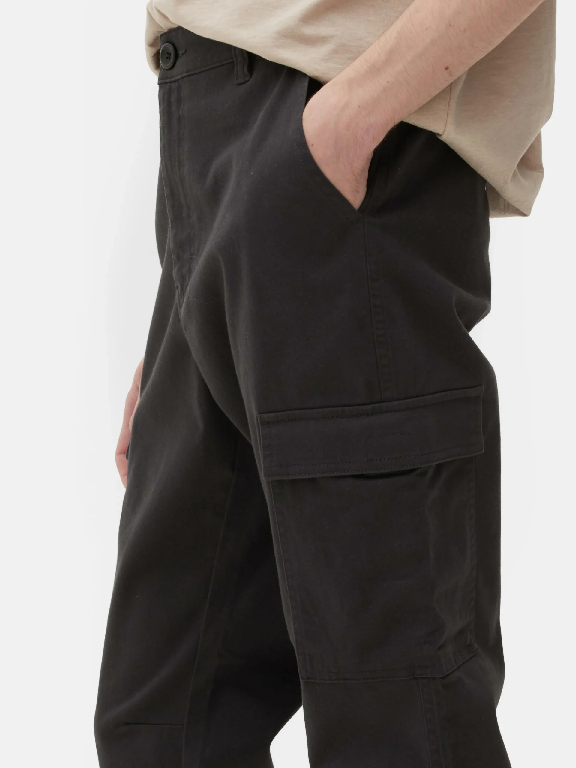 Pantalón De Chándal Cargo Con Bajos Elásticos
