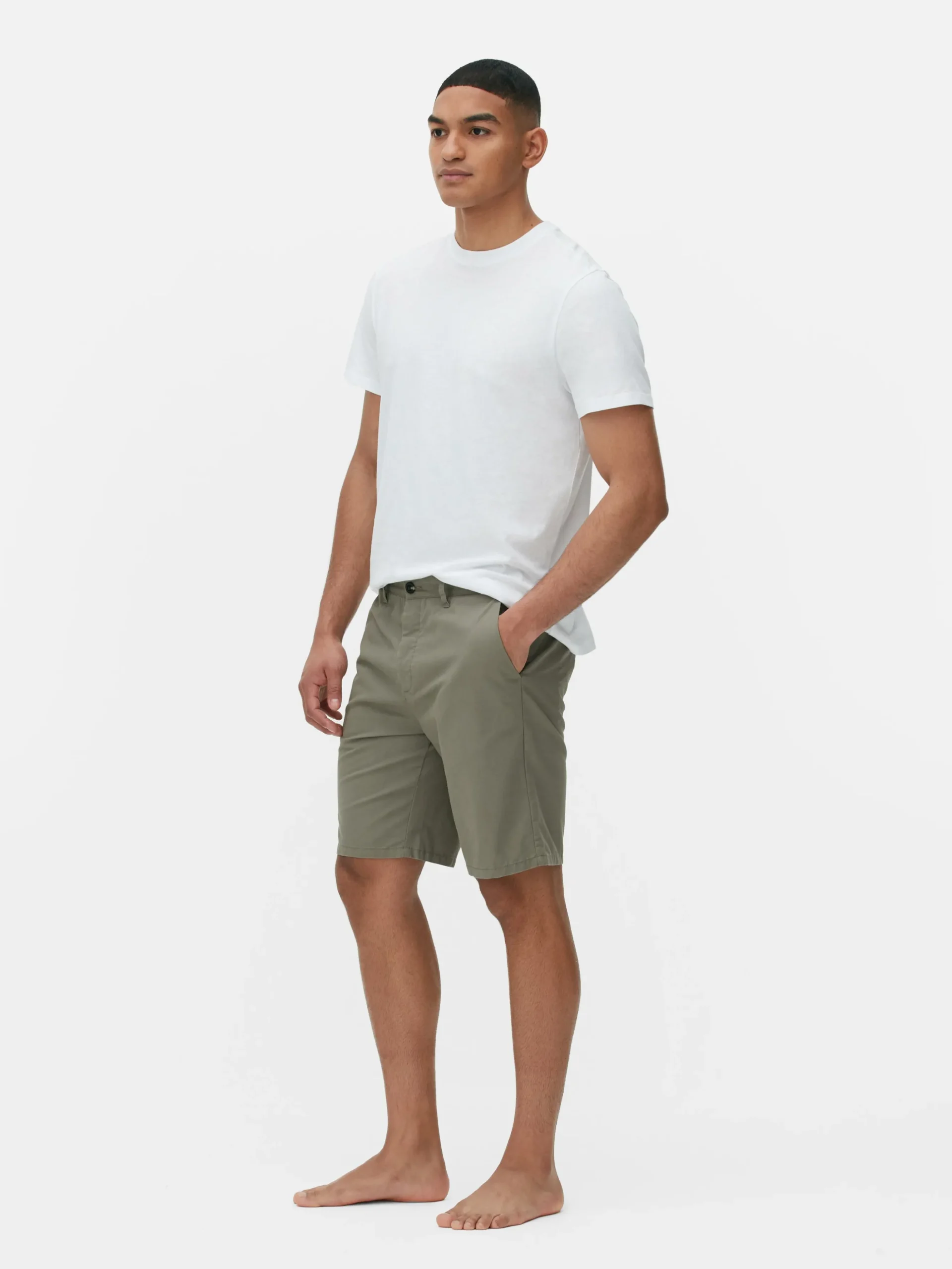 Pantalones Chinos Cortos Clásicos