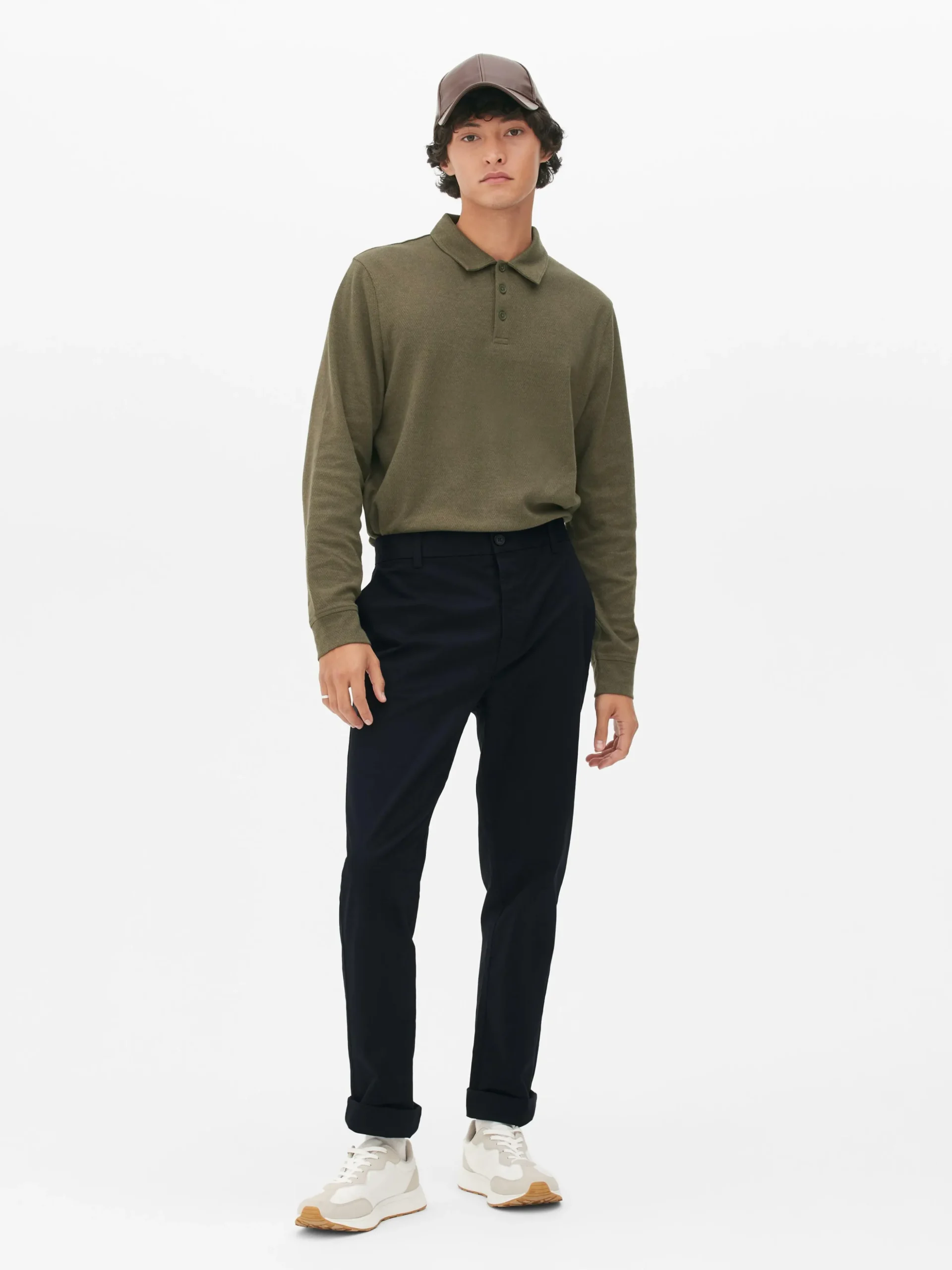 Pantalones Chinos De Corte Entallado