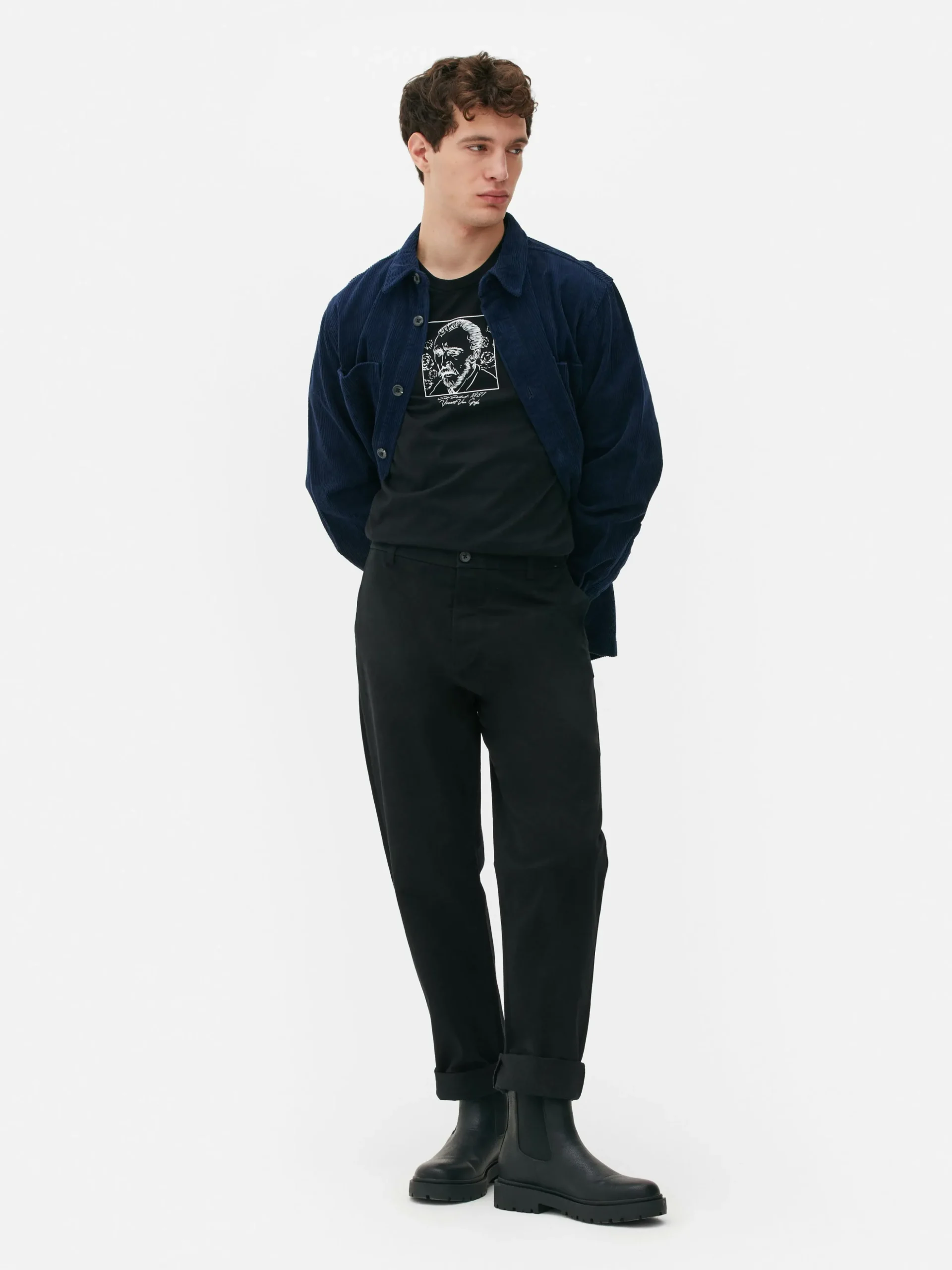 Pantalones Chinos De Corte Recto