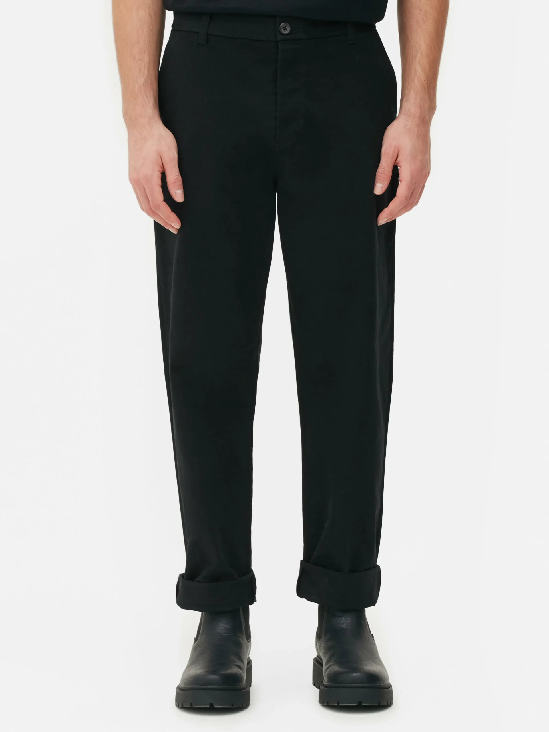 Pantalones Chinos De Corte Recto