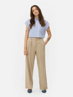 Pantalones Chinos De Pernera Ancha