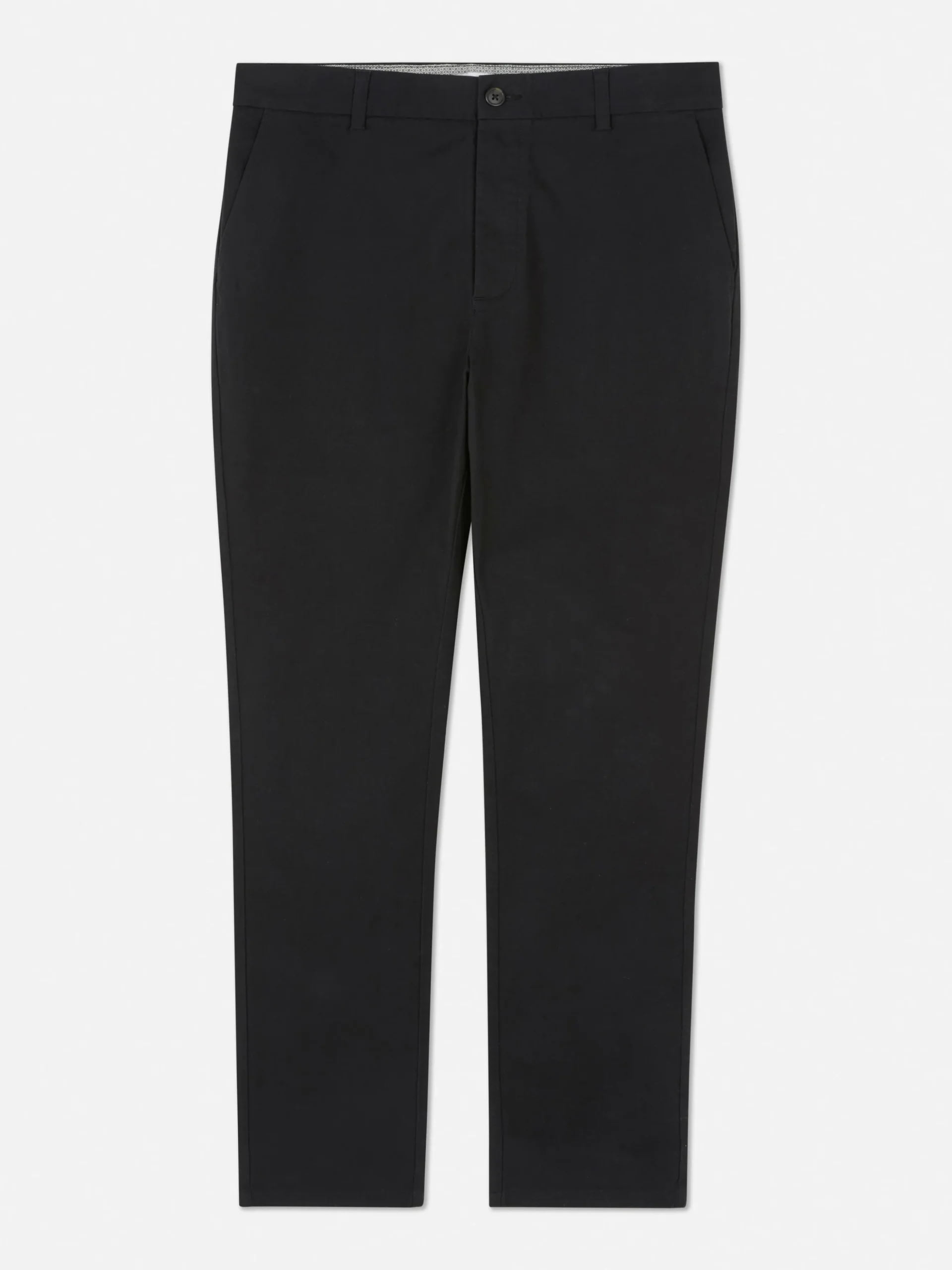 Pantalones Chinos Elásticos De Corte Entallado