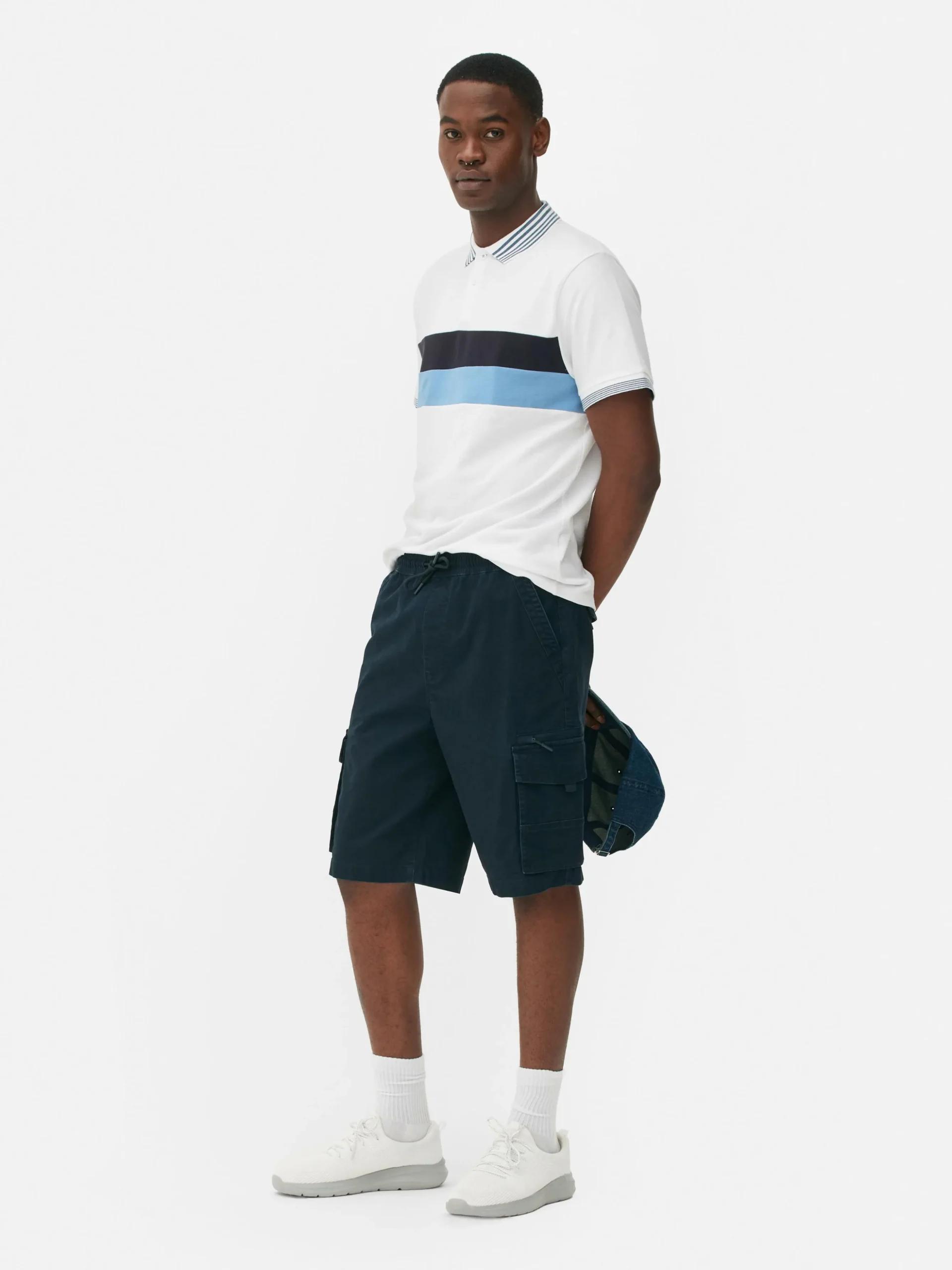 Pantalones Cortos Cargo Con Cordón De Ajuste