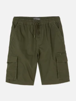Pantalones Cortos Cargo Con Cordón De Ajuste