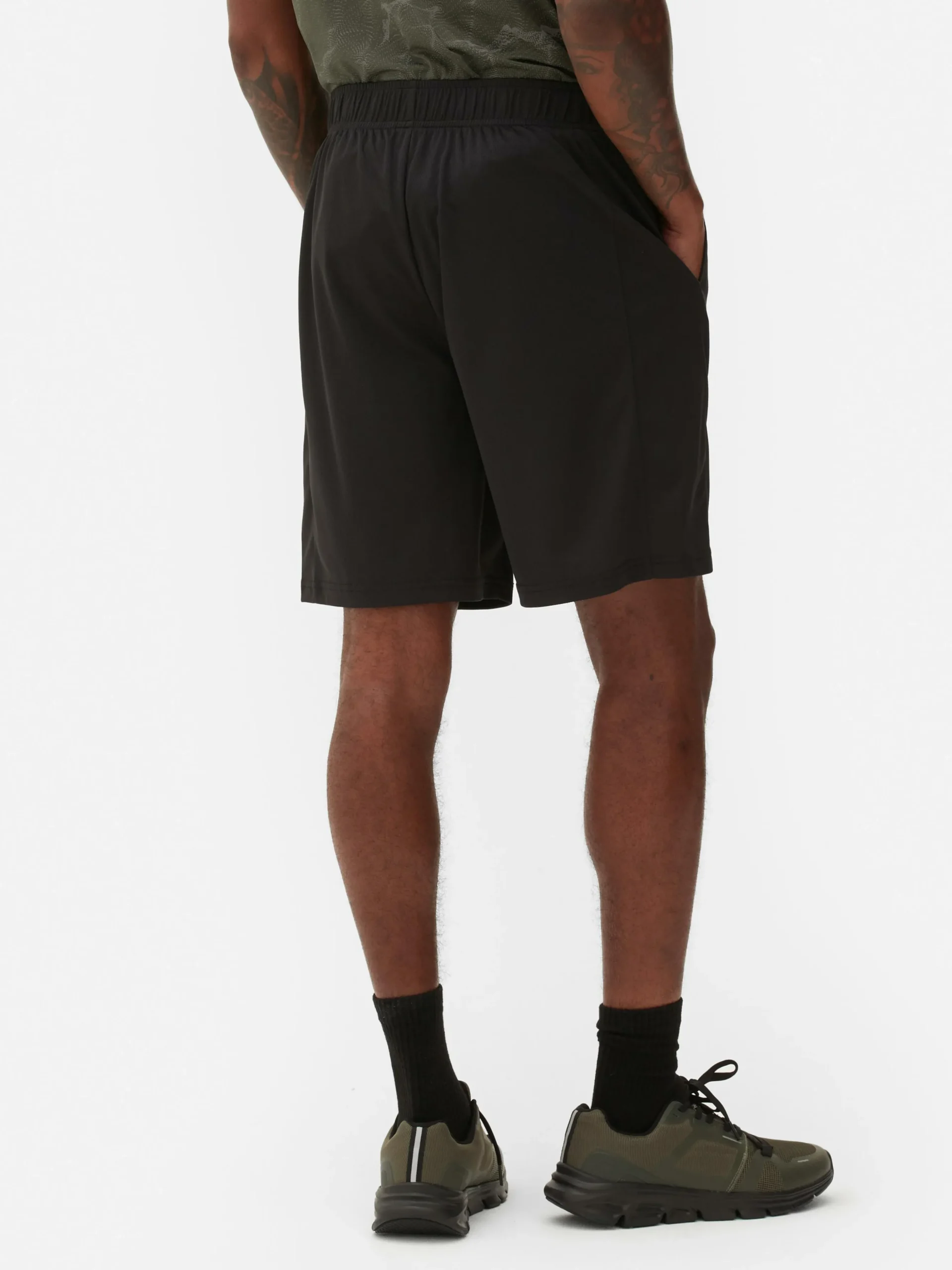 Pantalones Cortos De Malla Para El Gimnasio