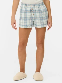 Pantalones Cortos De Pijama De Franela