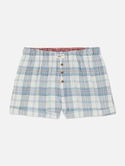 Pantalones Cortos De Pijama De Franela
