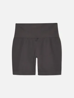 Pantalones Cortos De Talle Alto Sin Costuras