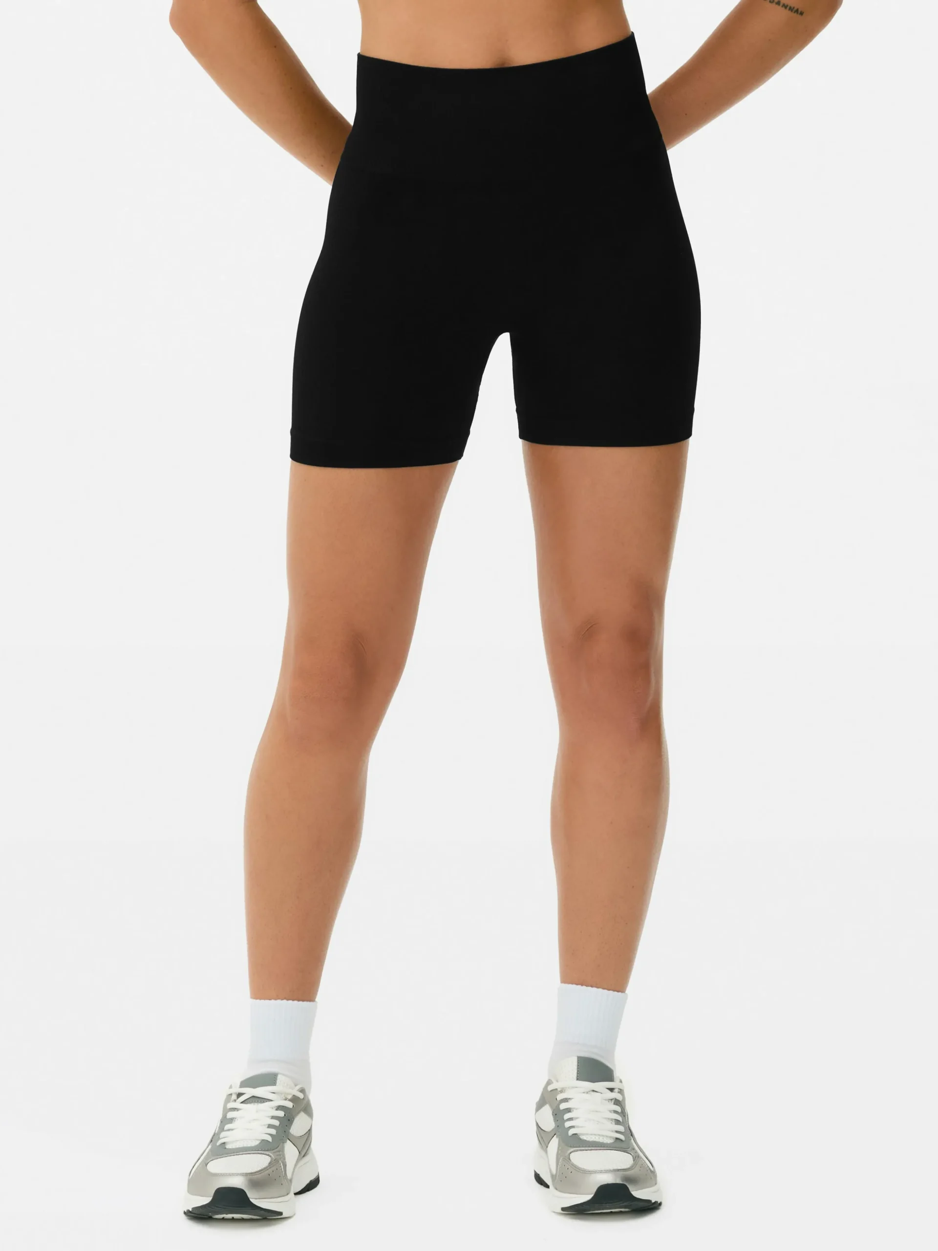 Pantalones Cortos De Talle Alto Sin Costuras