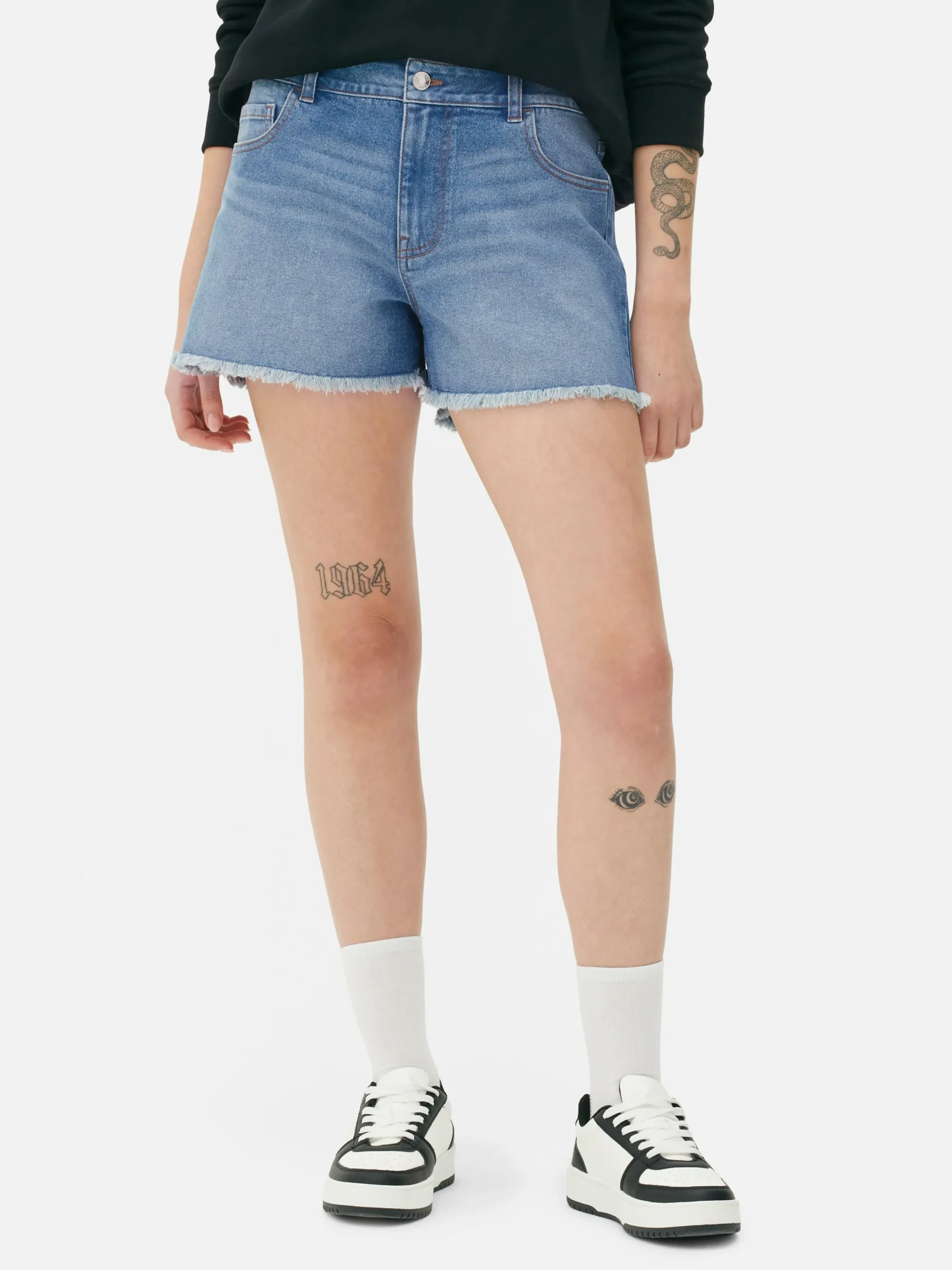 Pantalones Cortos Vaqueros Deshilachados