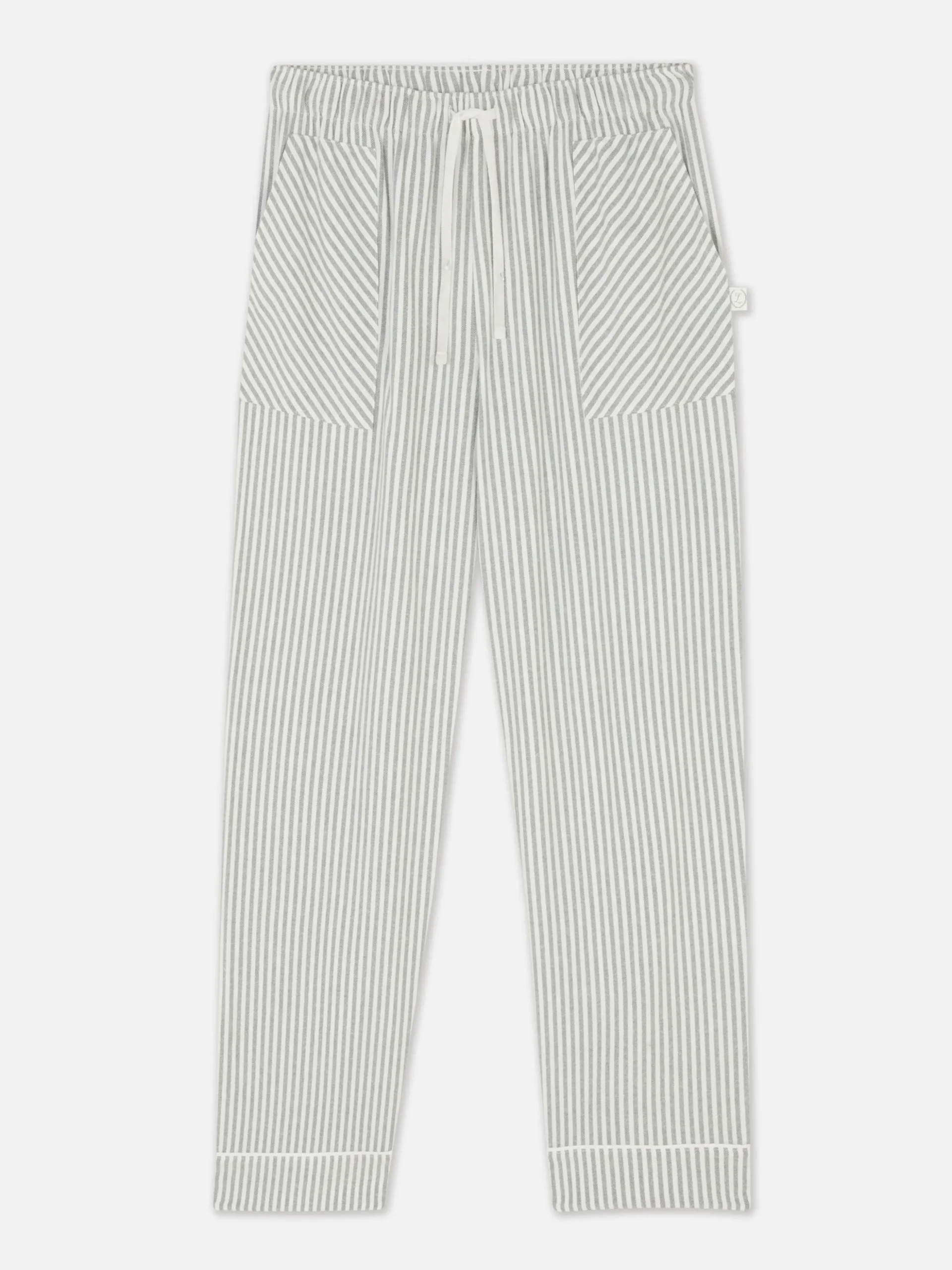 Pantalones De Pijama A Rayas De Pernera Recta