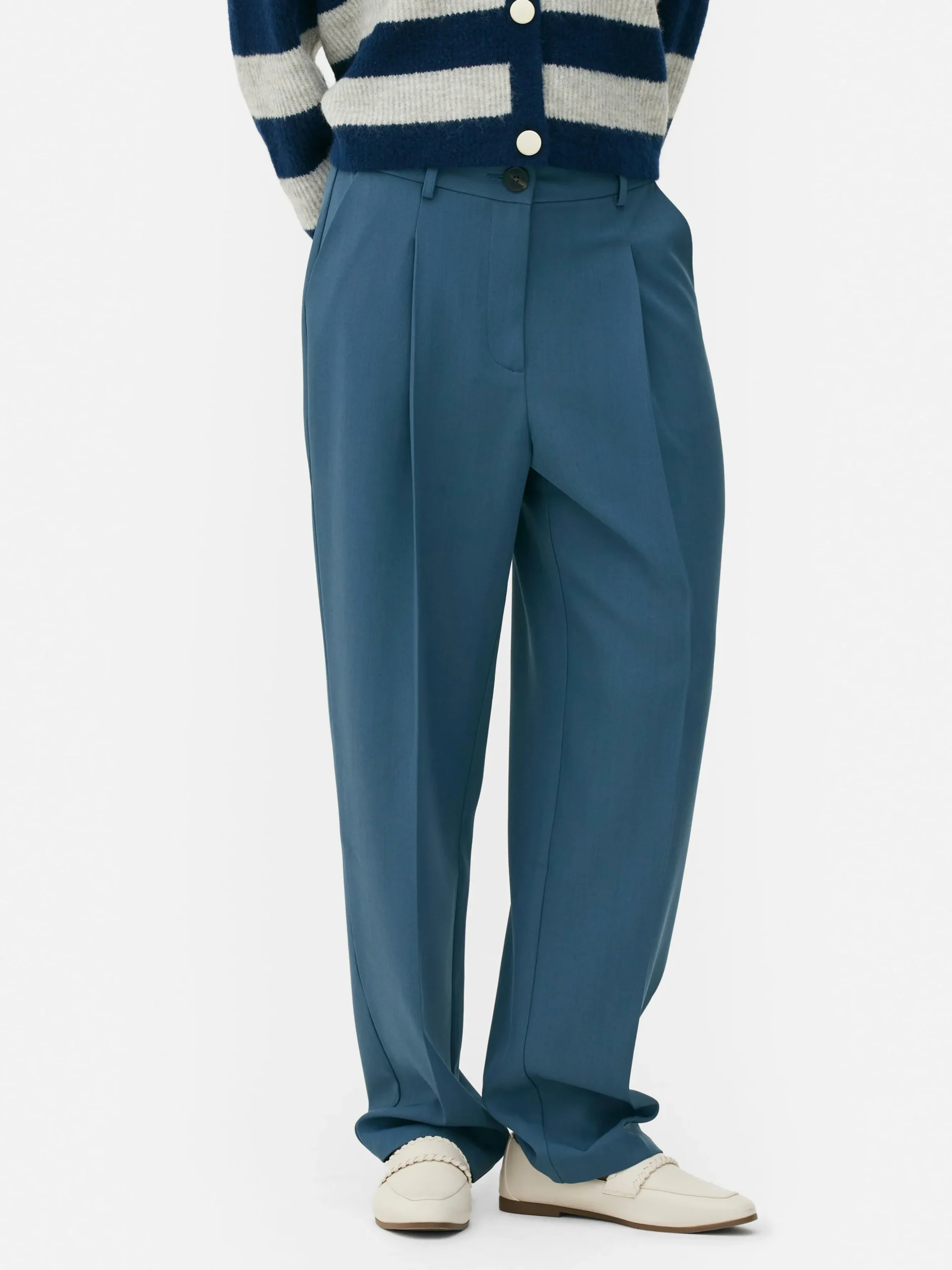 Pantalones De Vestir De Pernera Recta Para Combinar