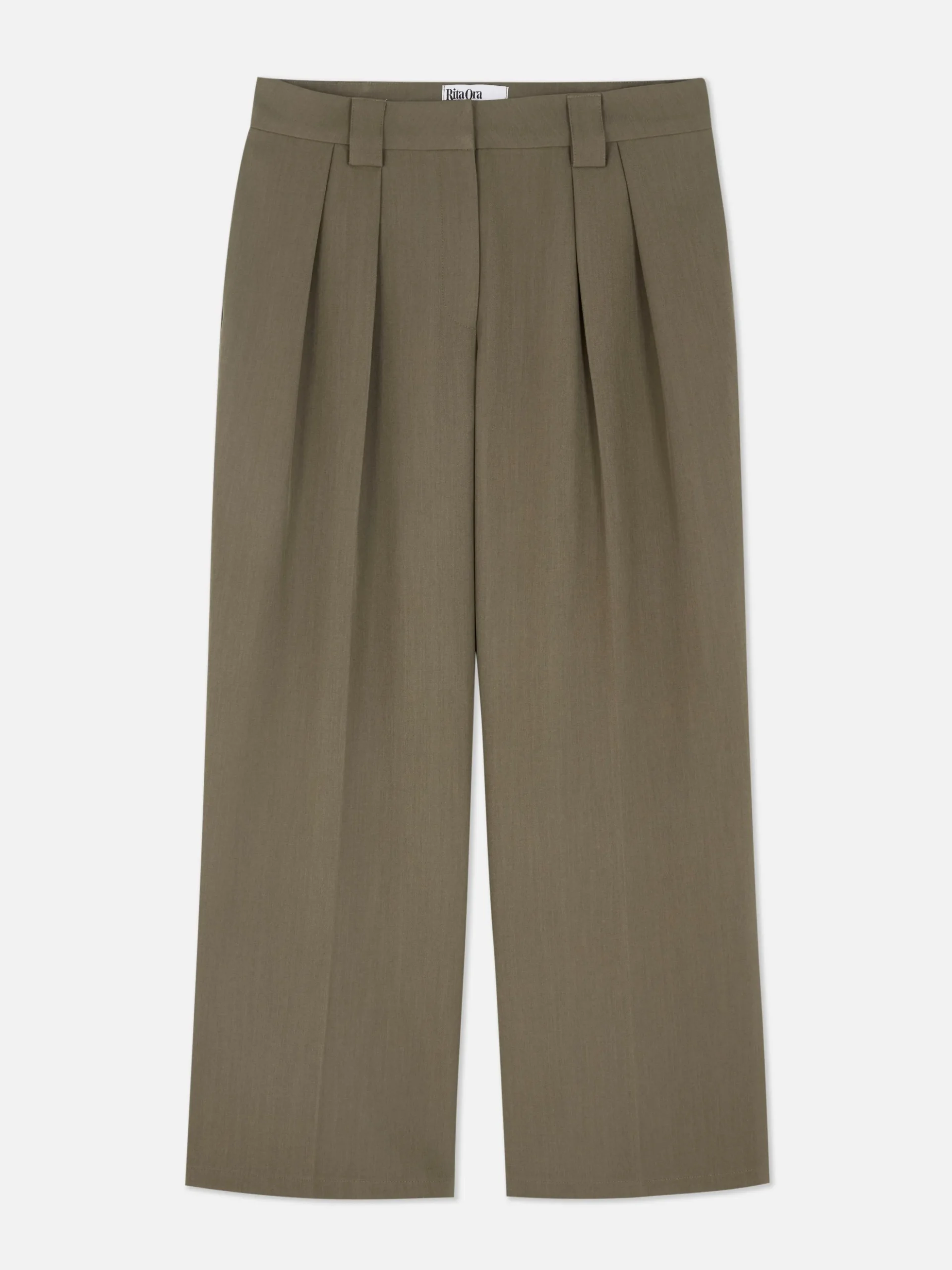 Pantalones Plisados Holgados De Rita Ora