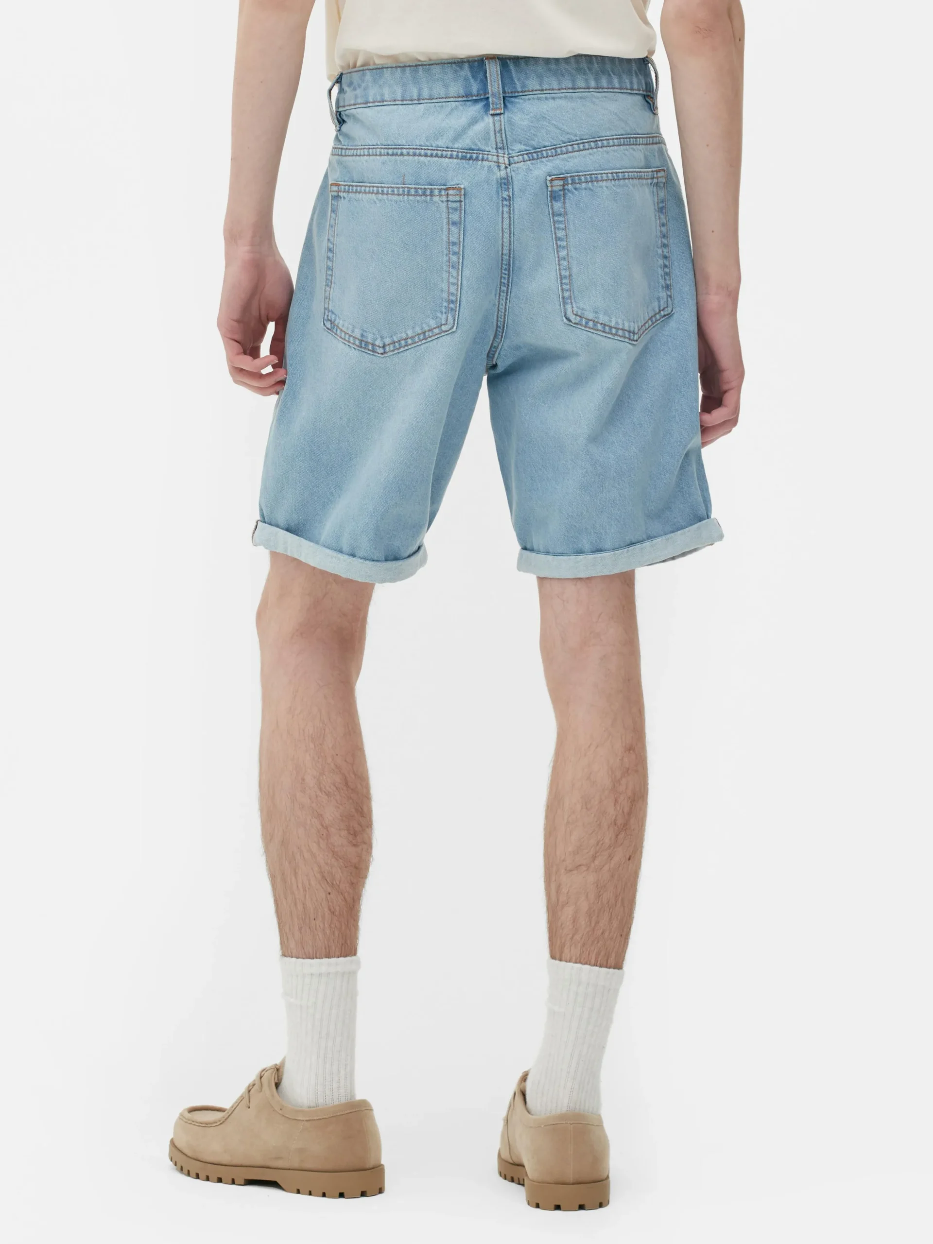 Pantalones Vaqueros Cortos Rectos