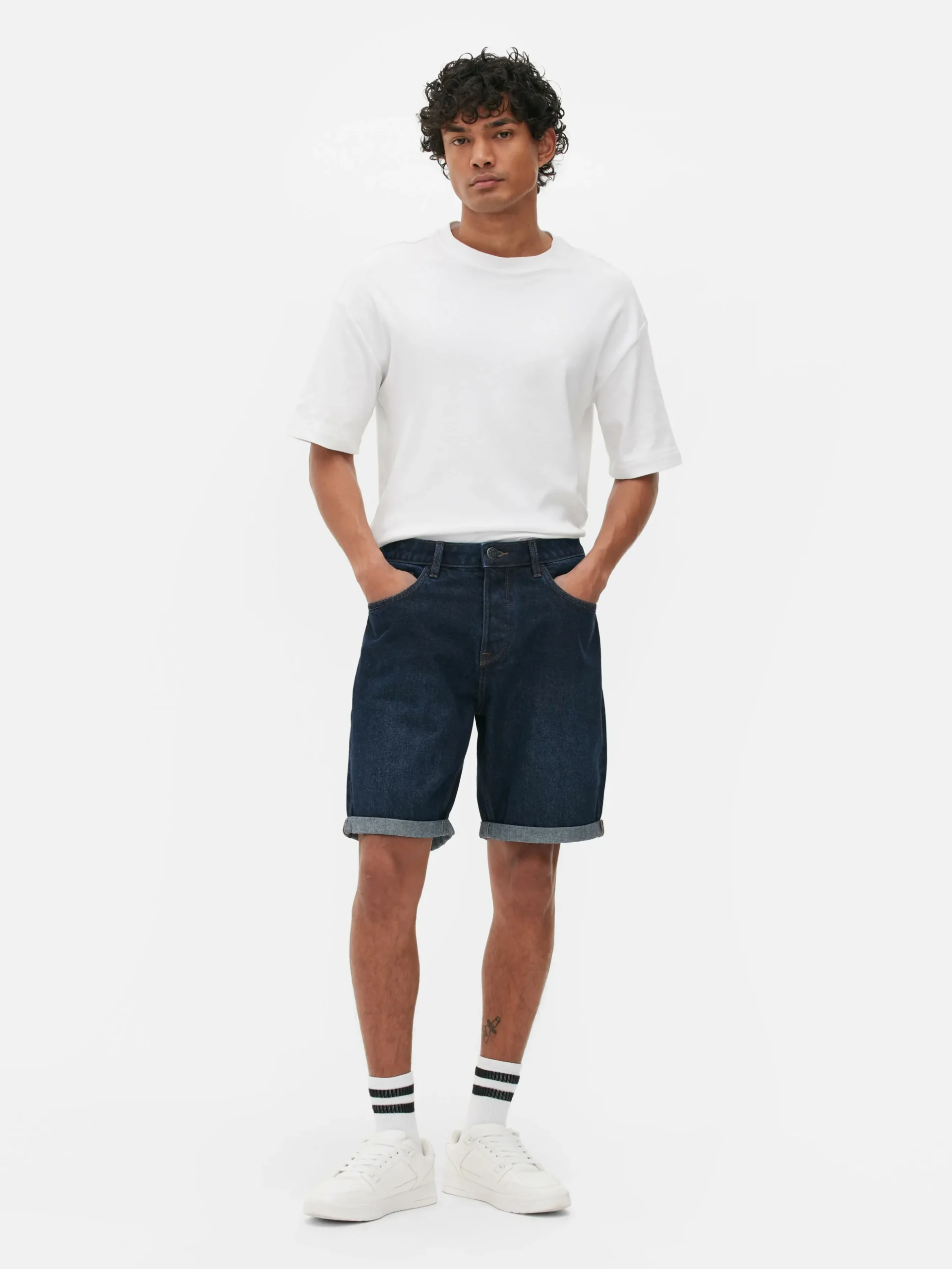 Pantalones Vaqueros Cortos Rectos
