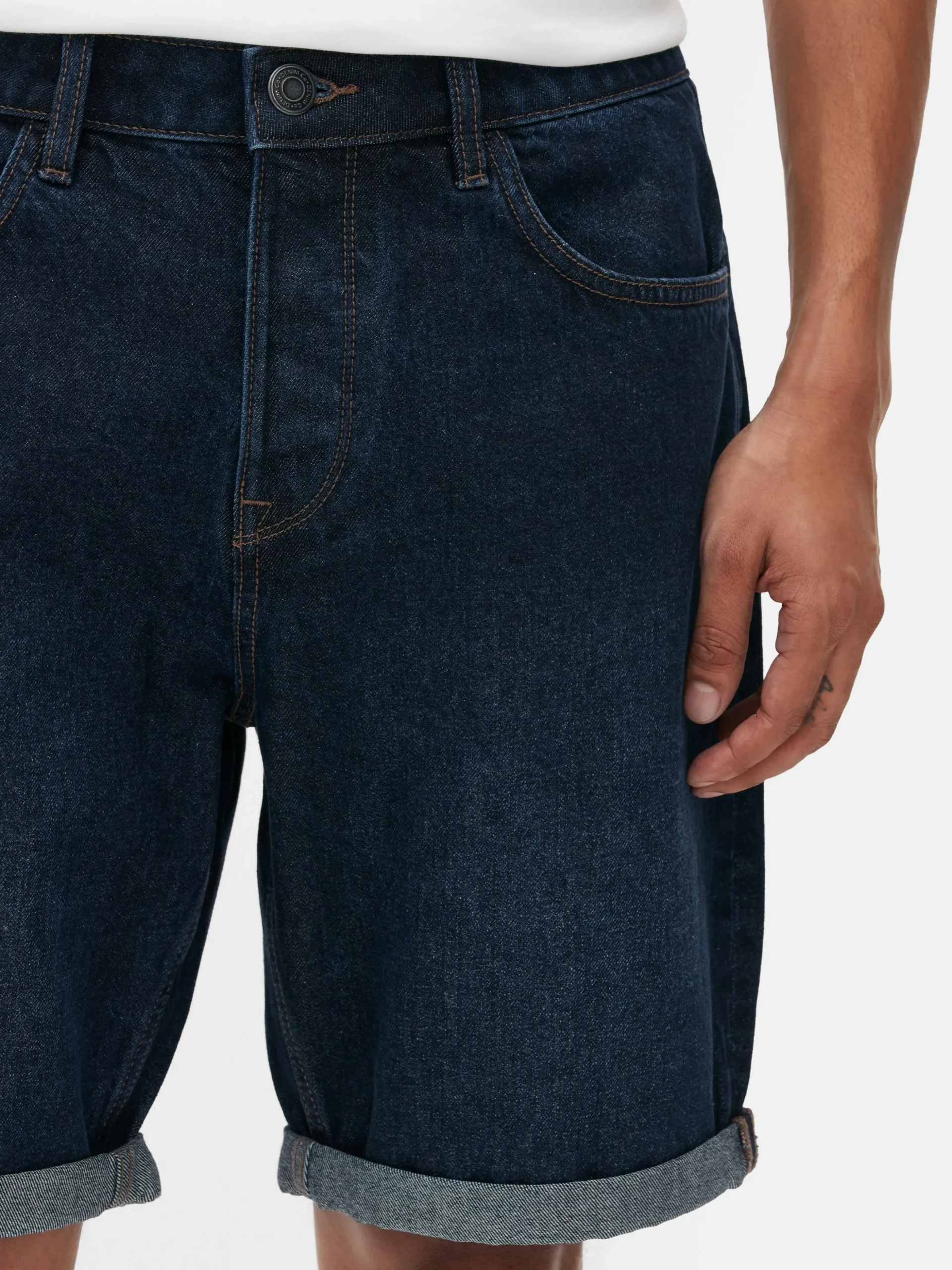 Pantalones Vaqueros Cortos Rectos