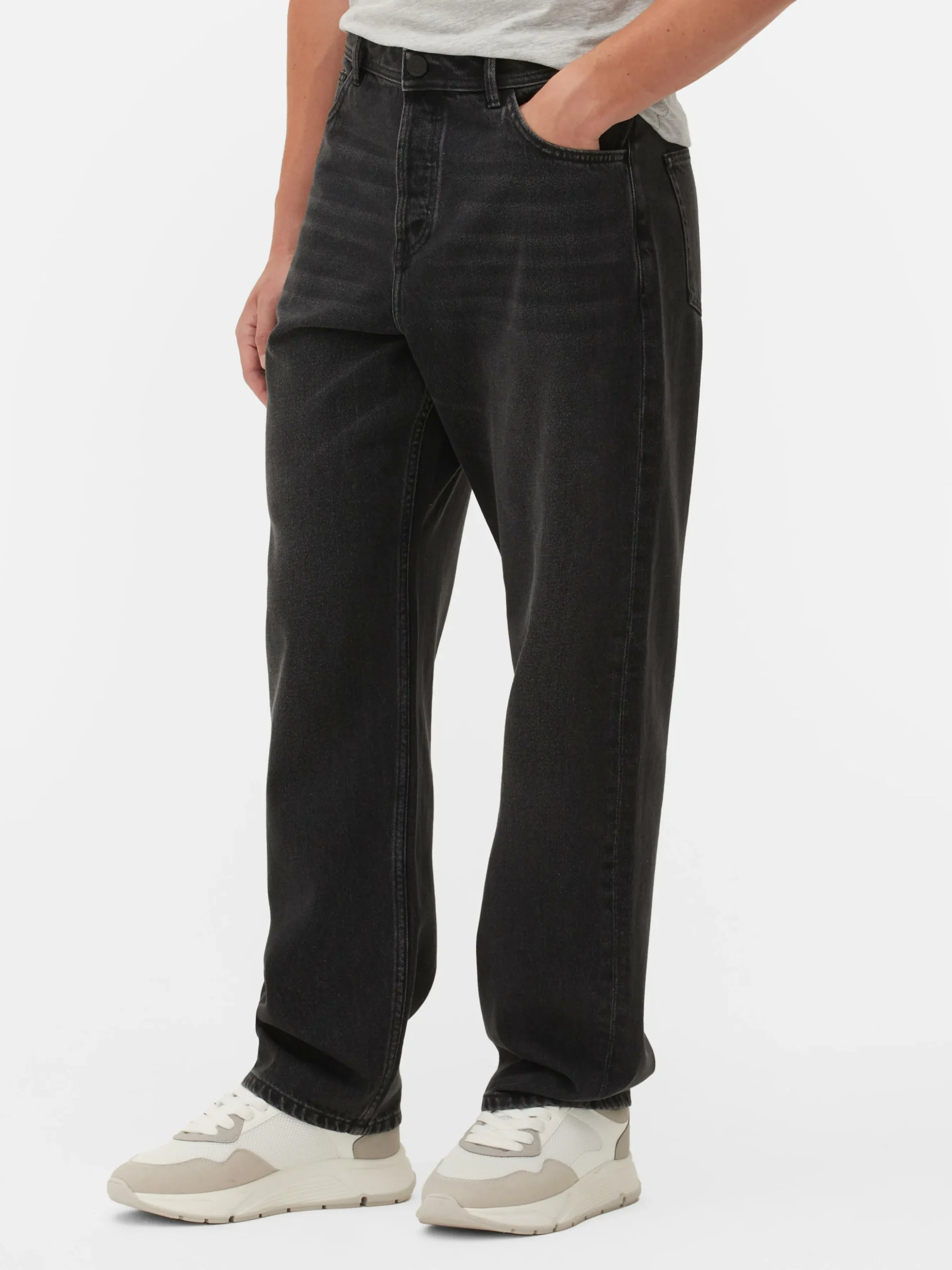 Pantalones Vaqueros De Corte Holgado