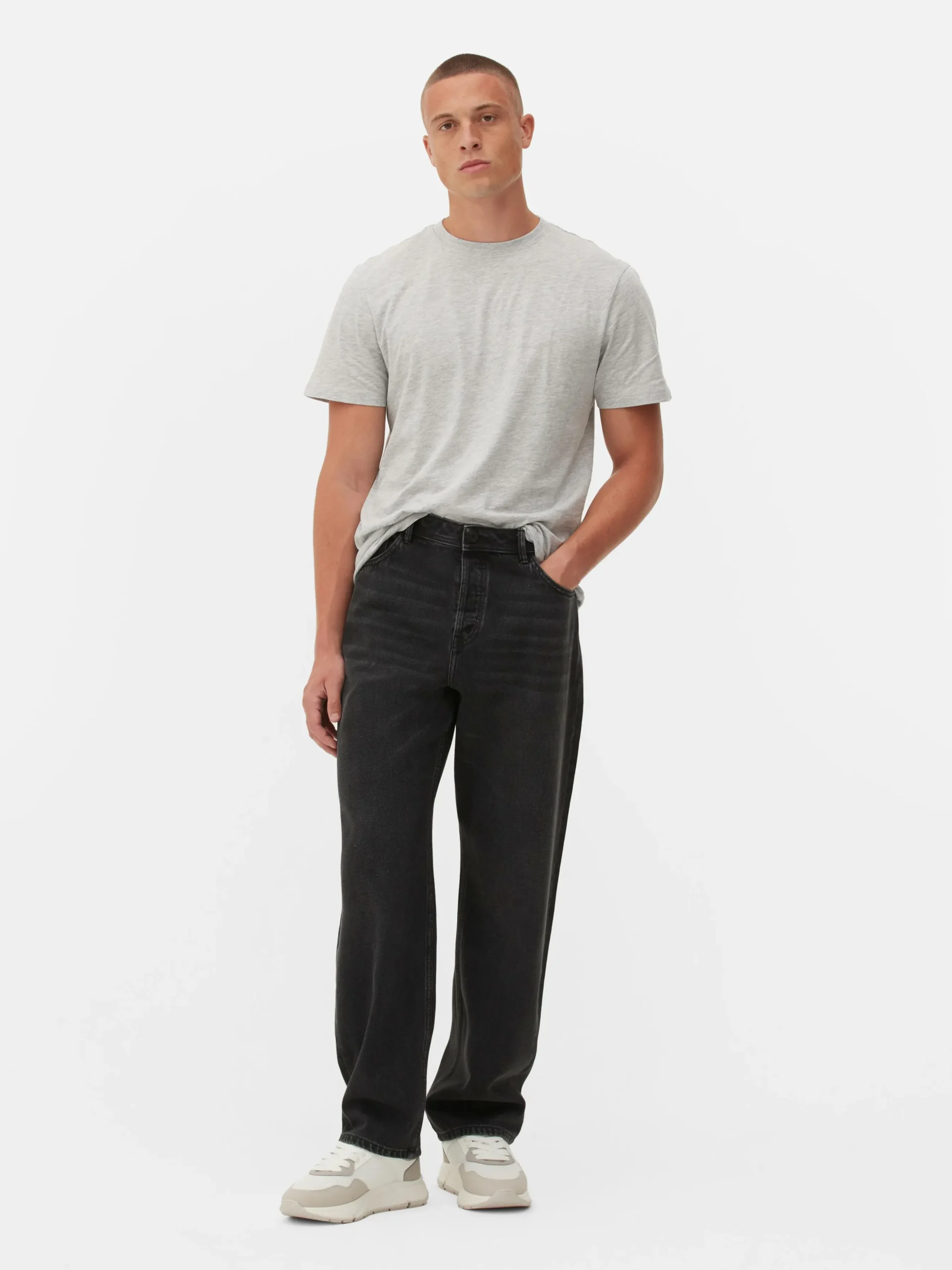 Pantalones Vaqueros De Corte Holgado