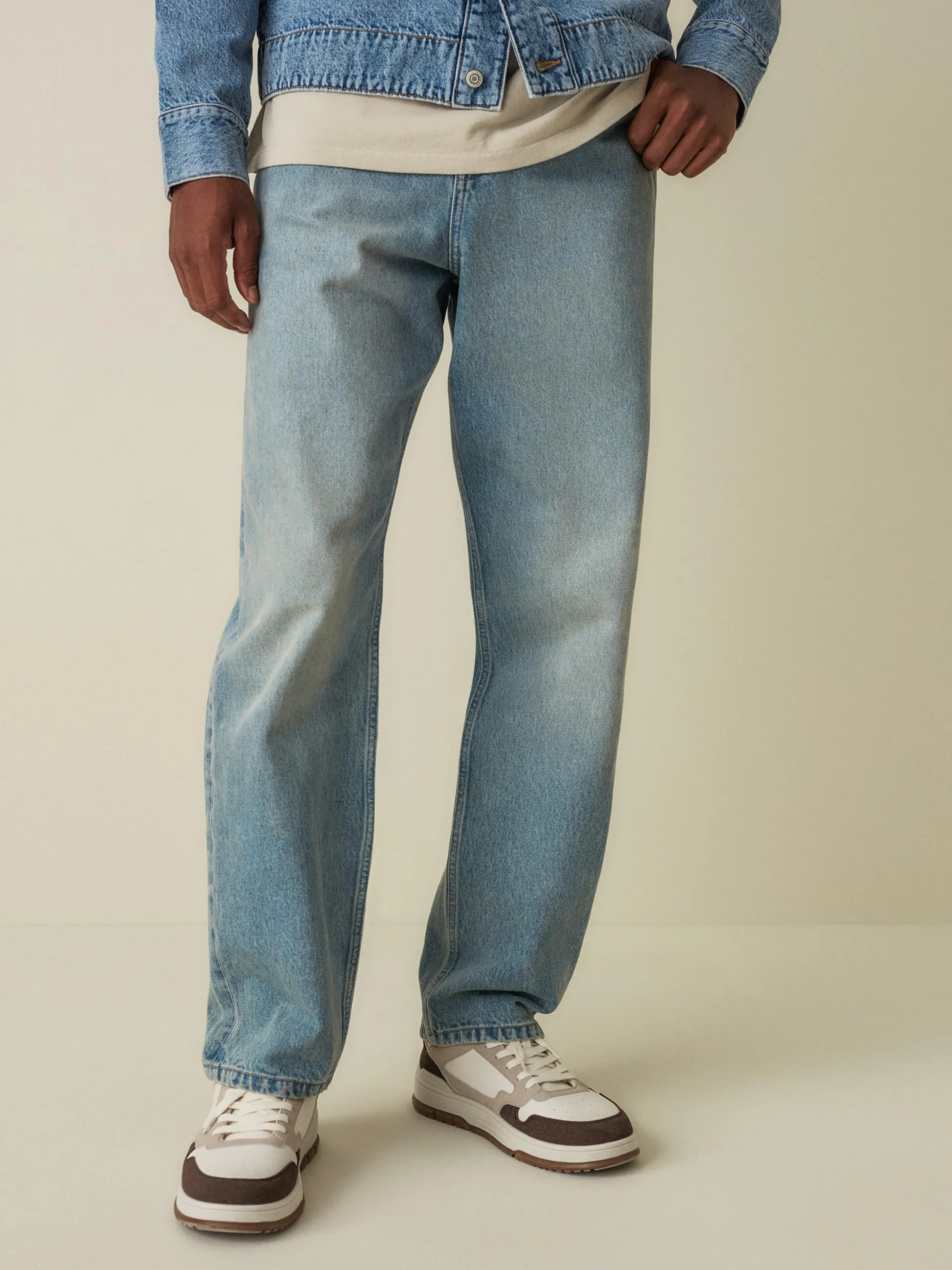 Pantalones Vaqueros De Corte Holgado