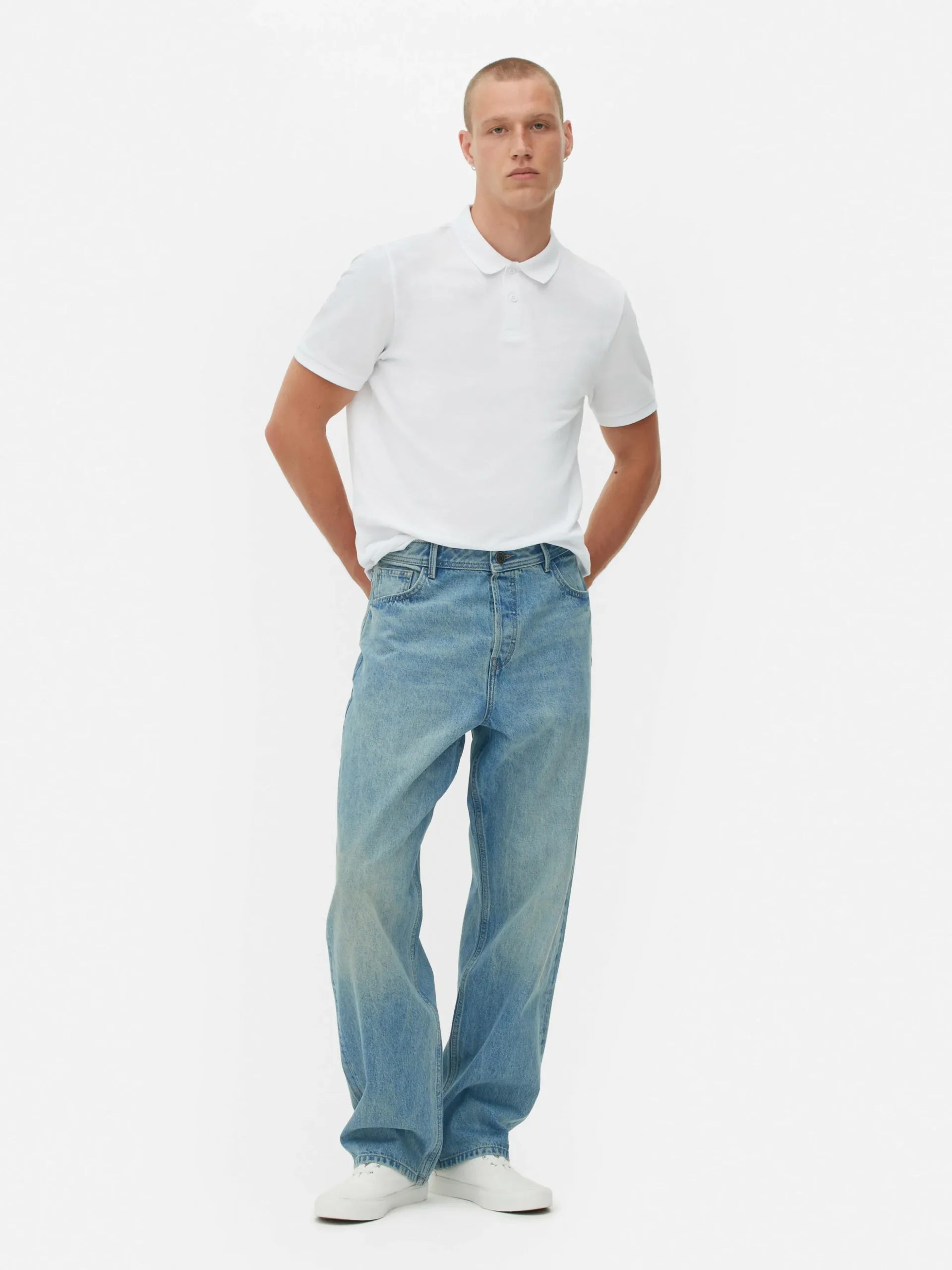 Pantalones Vaqueros De Corte Holgado