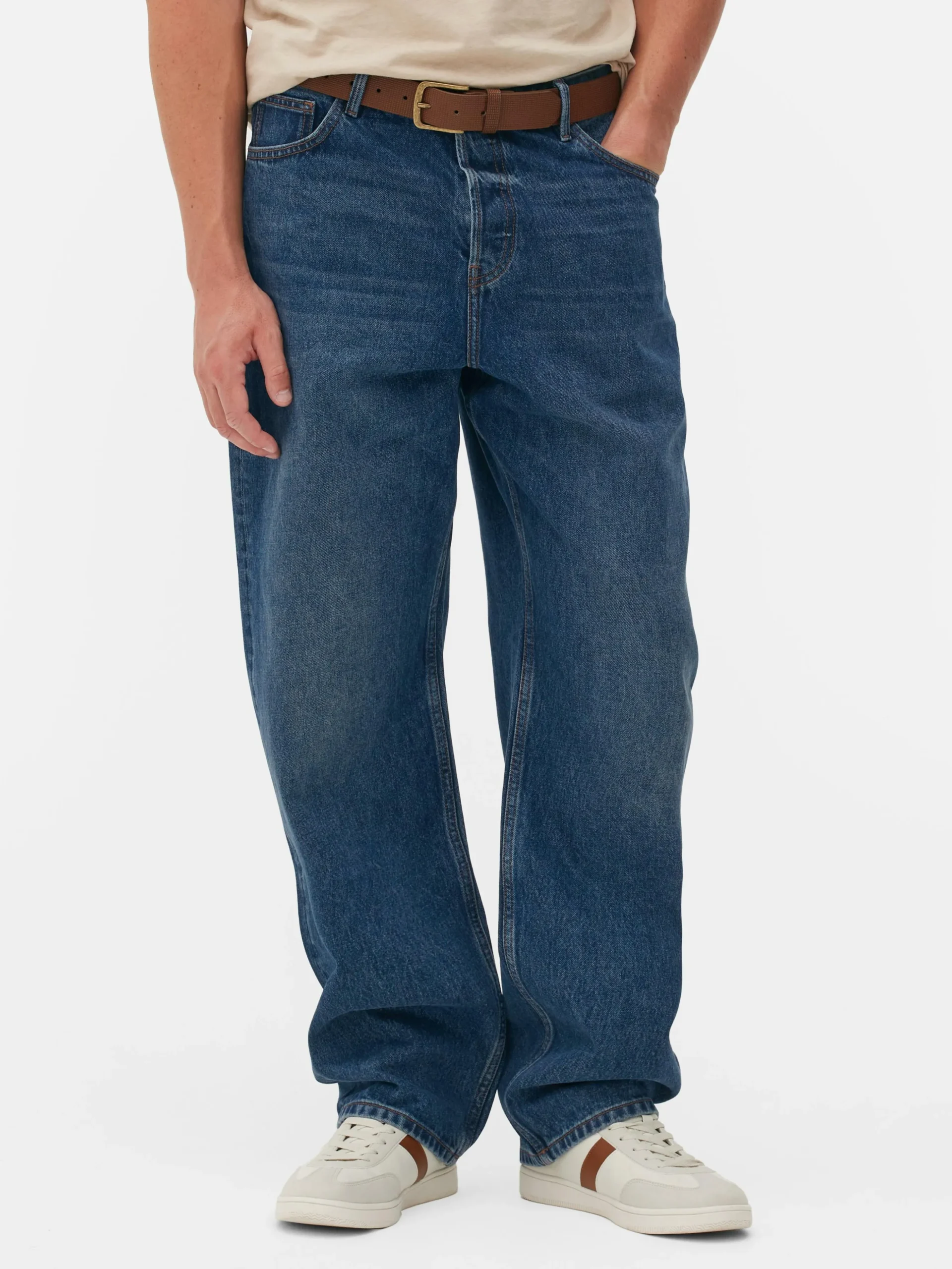 Pantalones Vaqueros De Corte Holgado